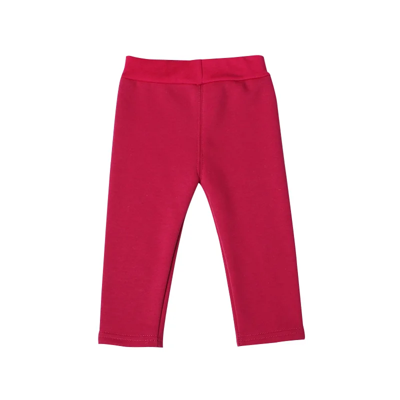 Casual Warm Baby Girls Pants Fall Winter Pattern Kids Trousers Solid Elastic Wasit Pencil Pants Girls Cartoon Embroidery Pants (23)