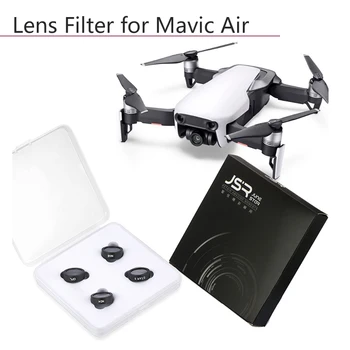 

4 In 1 Lens Filter Bundle CPL ND4 ND8 Star for DJI Mavic Air Camera Drone Neutral Density Circular Polarizer Accessories parts