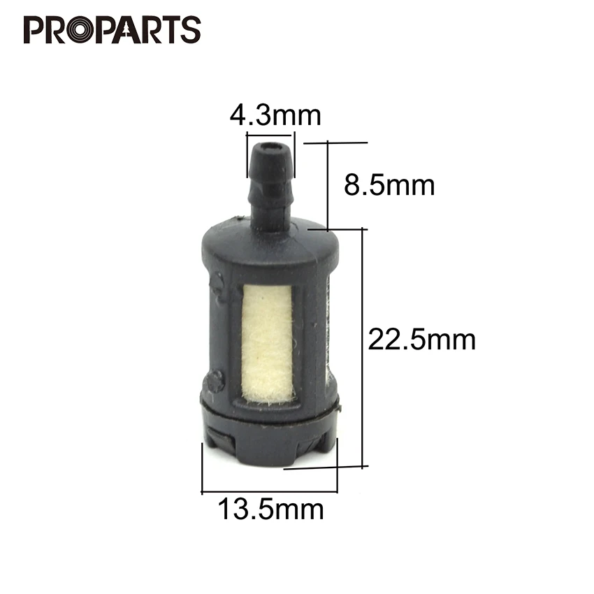 5pcs Fuel Filter to Fit Brush Cutter Grass Trimmer Usein Tool Parts
