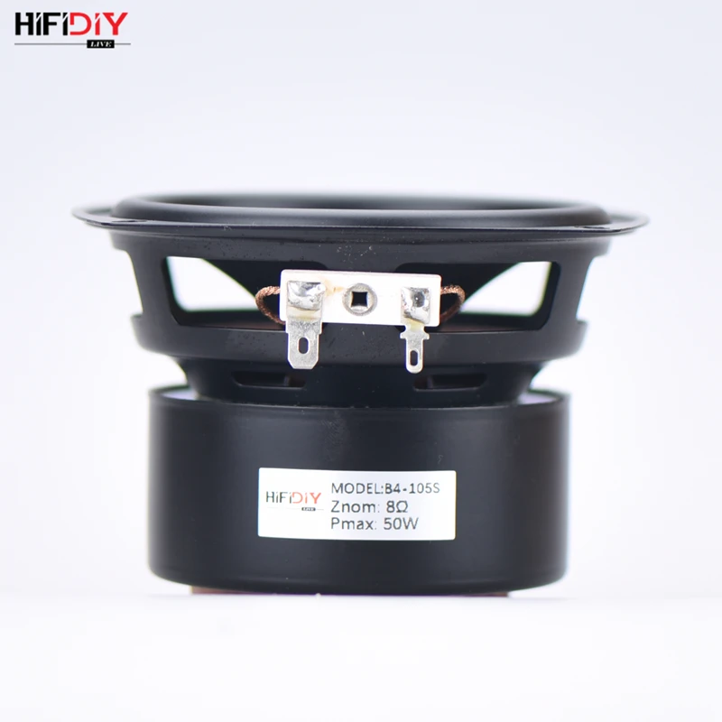 Hifidiy в прямом эфире, Hi-Fi, 4 дюйма 4," мидбаса НЧ-динамик 4/8 OHM 50W хлопок и конопли волокна бассейна громкоговоритель B4-105S