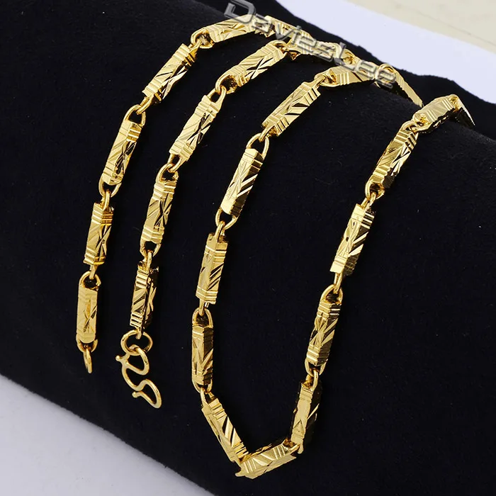 New Trendy 4/5mm Mens Chain Boys Yellow GF Gold Filled Chain
