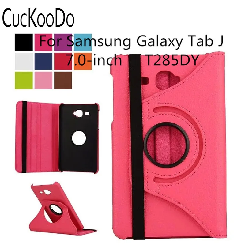 US $298.00 CucKooDo 100Pcs For Samsung Galaxy Tab J360 Rotating Stand Smart Case Cover for Samsung Galaxy Tab J 70inch SMT285DY Tablet