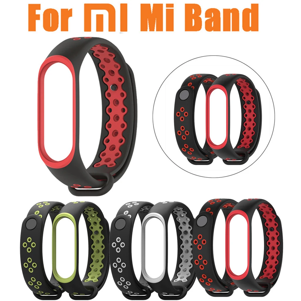 Браслет mi d Band 4 спортивный браслет для Xiaomi браслета силиконовый черный банда