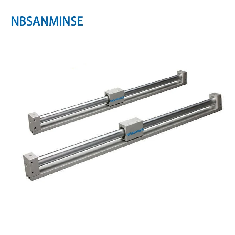 

NBSANMINSE CY3R 25mm Magnetically Coupled Rodless SMC Type Pneumatic Compress Air Cylinder Directly Mount Type