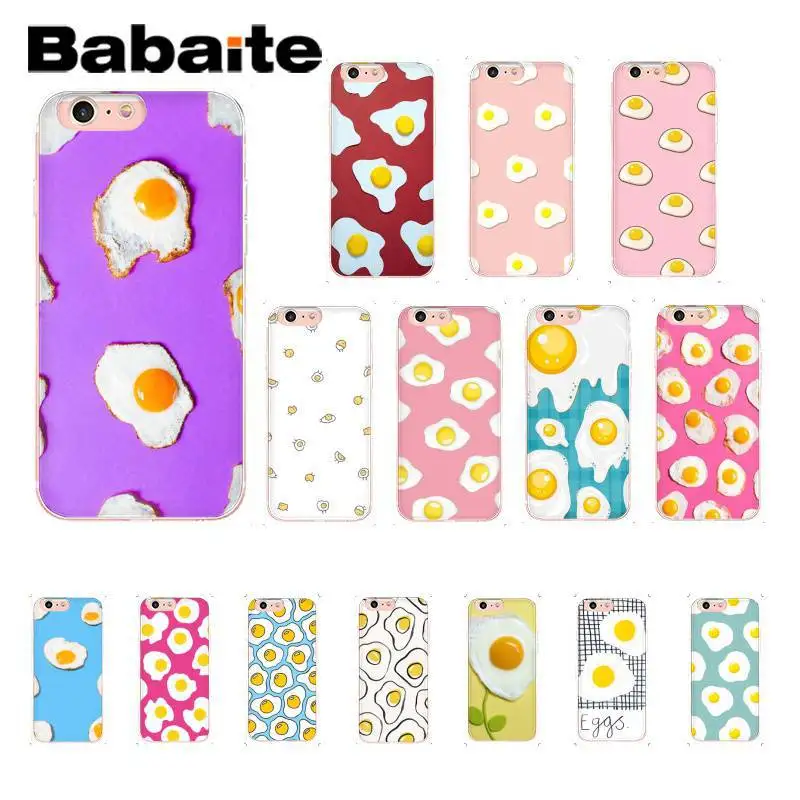 

Babaite Funny omelet egg pattern newly Soft Silicone TPU Phone for iPhone8 7 6 6S 6Plus 5 5S SE XR X XS MAX 10 11 11pro 11promax