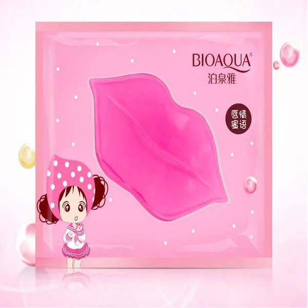 

5Pc Lips Whitening Care Crystal Collagen Lip Mask Pads Moisture Essence Anti Ageing Wrinkle Patch Pad Gel Bleach Skin lipstick