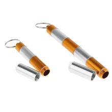 2 шт. водонепроницаемый контейнер для таблеток, мини-держатель для планшета, отделенный слой чехол для хранения Открытый брелок-капсула