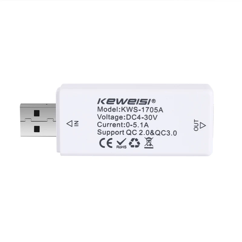 USB ток напряжение тестер USB Амперметр зарядки тестер мониторы USB метров порты цифровой дисплей 0-5A 0-150 Вт