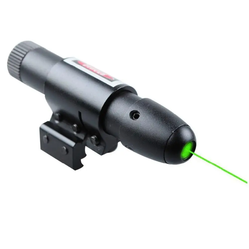Спайк JG13 Высокая мощная пуля тактический зеленый лазерный прицел с указателем переключатель для охоты снайперский Пистолет Аксессуары - Цвет: Зеленый