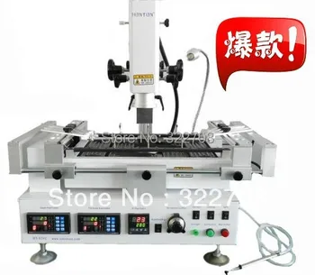 

Free Shipping HT-R392 BGA rework station HONTONmanufacturer directly sale best three temperature zones Rework Station 110V white