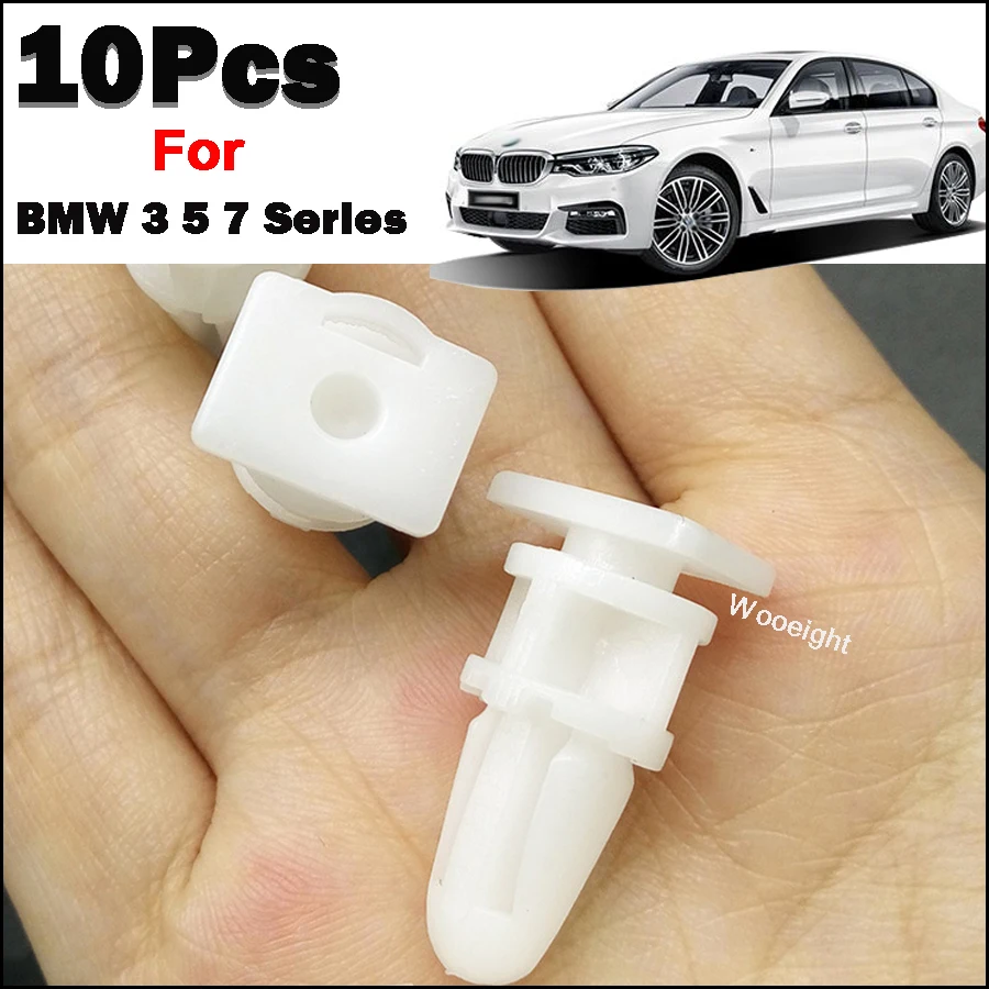 

10Pcs 51471840961 For BMW 3 5 7 Series E30 E36 E39 E38 Plastic Door Sill Cover Plate Trim Mounting Rivet Clip Retainer Fastener