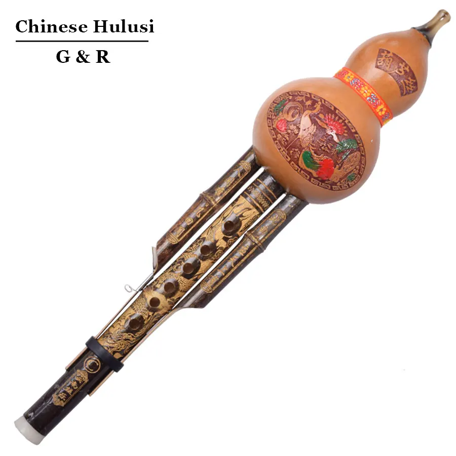 Китайская традиционная флейта Bamboo Hulusi C/bB key Gourd Flauta Cucurbit Wind Музыкальные инструменты Calabash Instrumento de viento