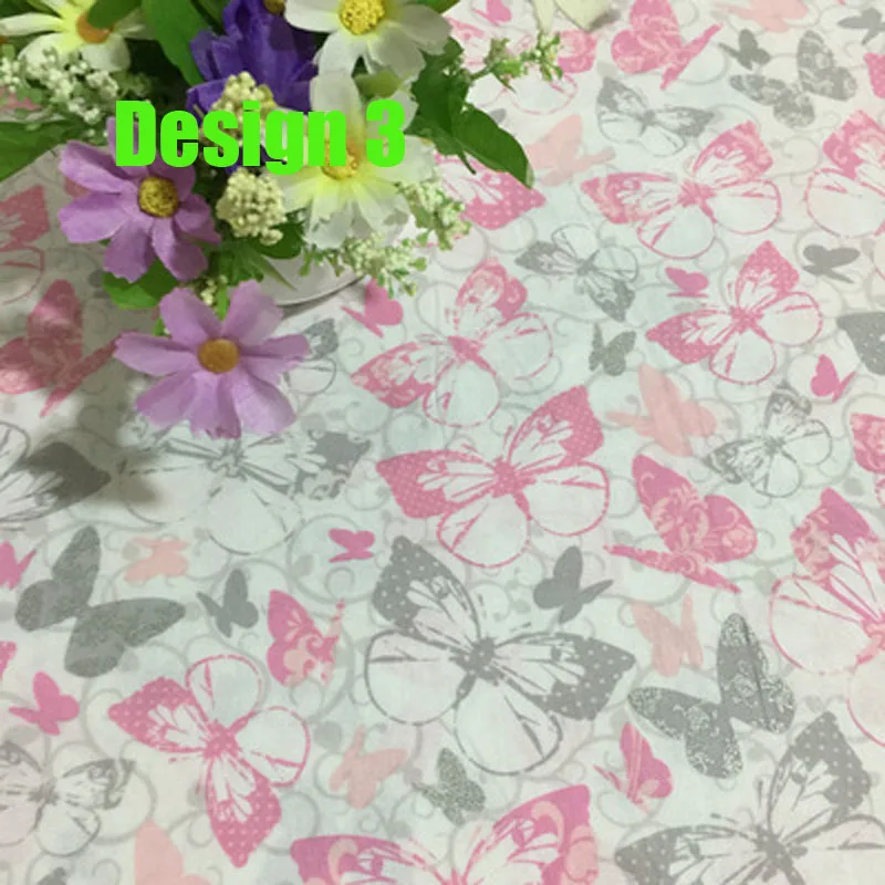 Brand New Design Cute Cartoon Animal Horse Butterfly Printed Cotton Fabric For DIY Sewing Decoration