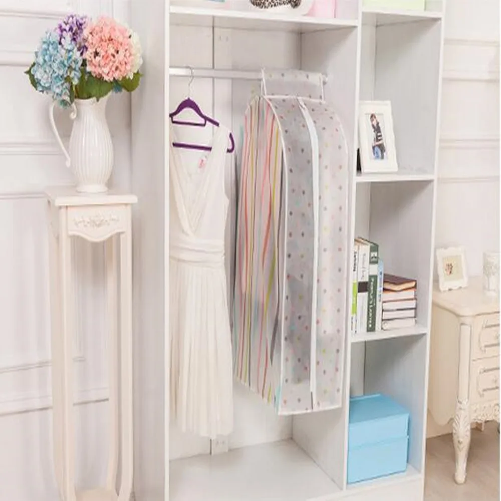 Vacuum Bags for Storing Clothes Garment Suit Coat Dust Cover Protector Wardrobe Storage Bag Case for