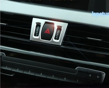 

Lapetus Danger Lights Air Conditioning AC Outlet Vent Trackwheel Decoration Frame Cover Trim For BMW X2 F39 2018 2019 2020 ABS