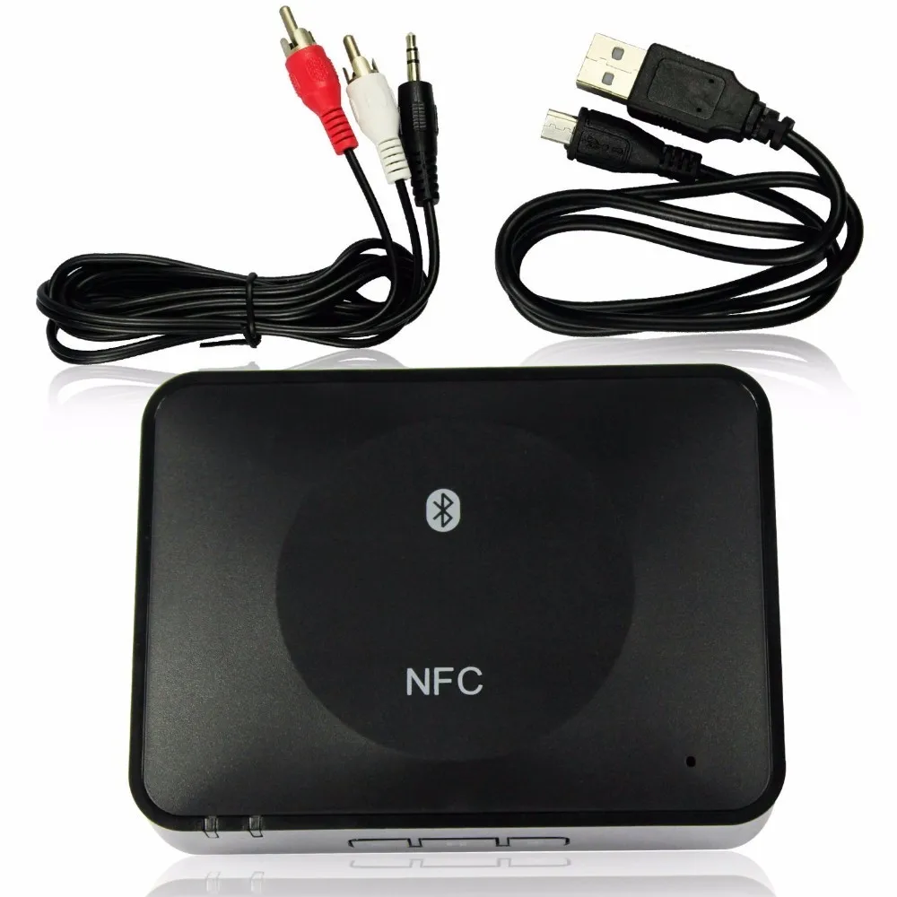 NFC музыка 3,5 Blutooth стерео звук музыка беспроводной Aux 3,5 мм 4,2 USB Bluetooth аудио адаптер приемник