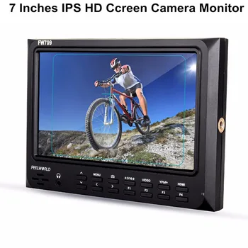 

Feelworld FW-709 7 Inches IPS HD screen On-Camera Field Monitor Support GH4,A7RII,A7SII,A7R,A7S,5D mark III, 7D,D800,C100,C300