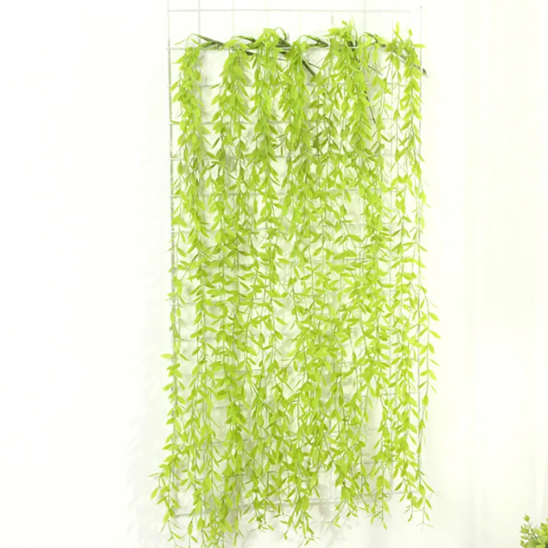 

100cm Artificial plants Rattan 1PC Wicker Vine Strip For Wedding Party Home Room Decoration accessories DIY Craft Fake Flowers