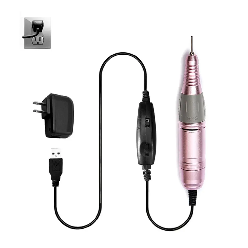 

USB Rechargeable Drill Set Nail Art Electric Drill Tool Power Bank Manicure Drill Machine Acrylic Nail File Pedicure Machine