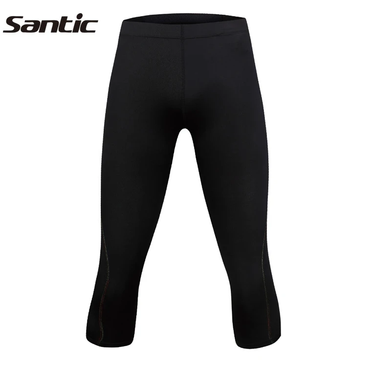 

SANTIC Women's Compression Knickers Running Shorts Body Fit Breathable Comfortable Riding Bike Shorts ,Black-Red