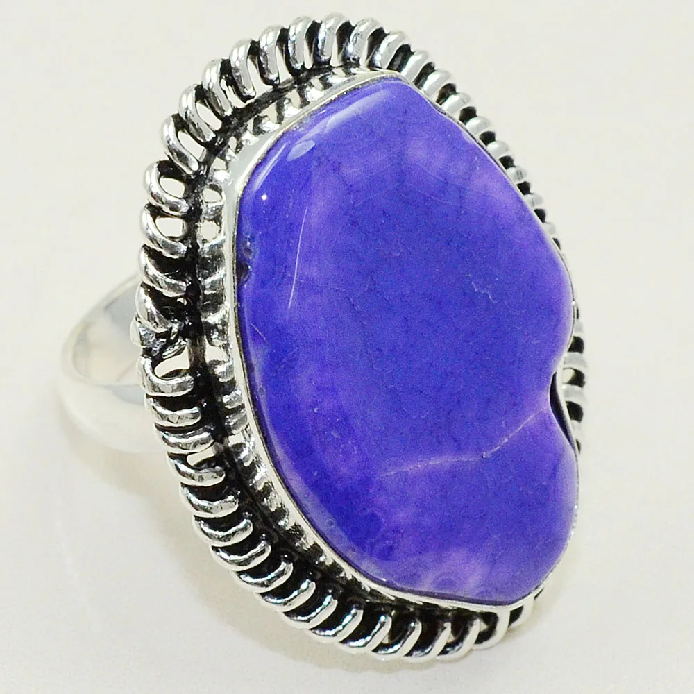 

Solar Quartz Ring Silver Overlay over Copper , Size: 8.75, R0621