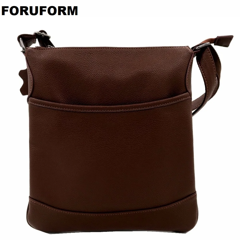 Men's Travel Bag men's cross-body Retro Pu Leather Men Messenger Bags Shoulder Pouch LI-105