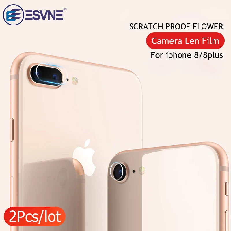 

ESVNE 2.5D Camera Lens Tempered Glass for iphone 8 8plus Camera Glass Screen Protector