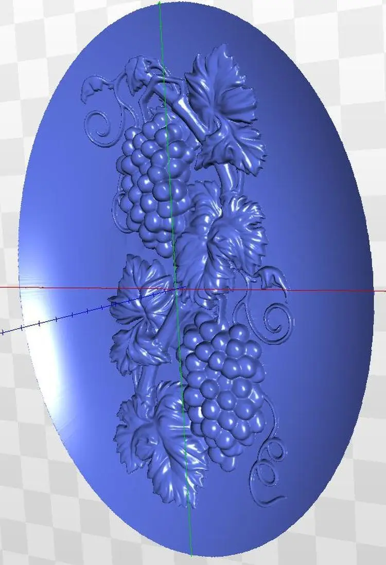 

3d model GRAPES_3 relief for cnc in STL file format