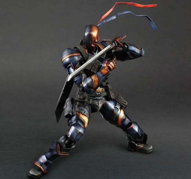 Deathstroke фигурка искусство Kai вариант Дэдпул ПВХ DC Terminator Slade Joseph Wilson 27 см