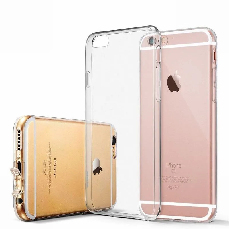 For-Capa-iPhone-6-Clear-Case-Super-Slim-Bumper-Capinha-Transparent-Case-With-Anti-Dust-Plugs-Flexible-For-housse-iPhone-6-And-6s-1 (3)