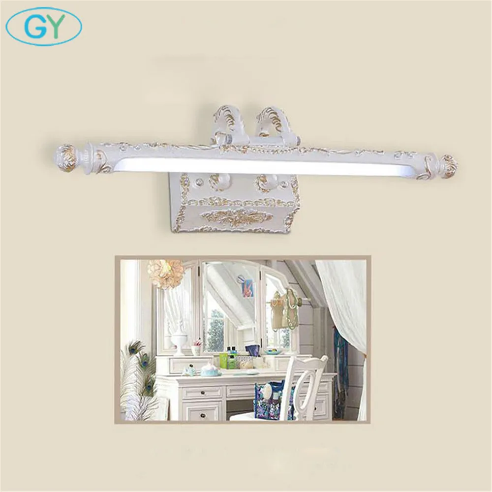 أوروبا خمر الفن ديكو LED مرآة ضوء خزانة حمام مصابيح طاولة خلع الملابس العتيقة ماكياج الغرور مصباح tocador يخدع وسيس أوروبا خمر الفن ديكو LED مرآة ضوء خزانة حمام مصابيح طاولة خلع الملابس العتيقة ماكياج الغرور مصباح tocador يخدع وسيس
