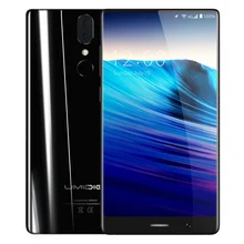Umidigi Кристалл Ободок-менее 4 г Phablet 5.5 ”Android 7.0 MTK6750T Octa core 4 ГБ Оперативная память 64 ГБ встроенная память двойной камеры заднего ГЛОНАСС смартфон