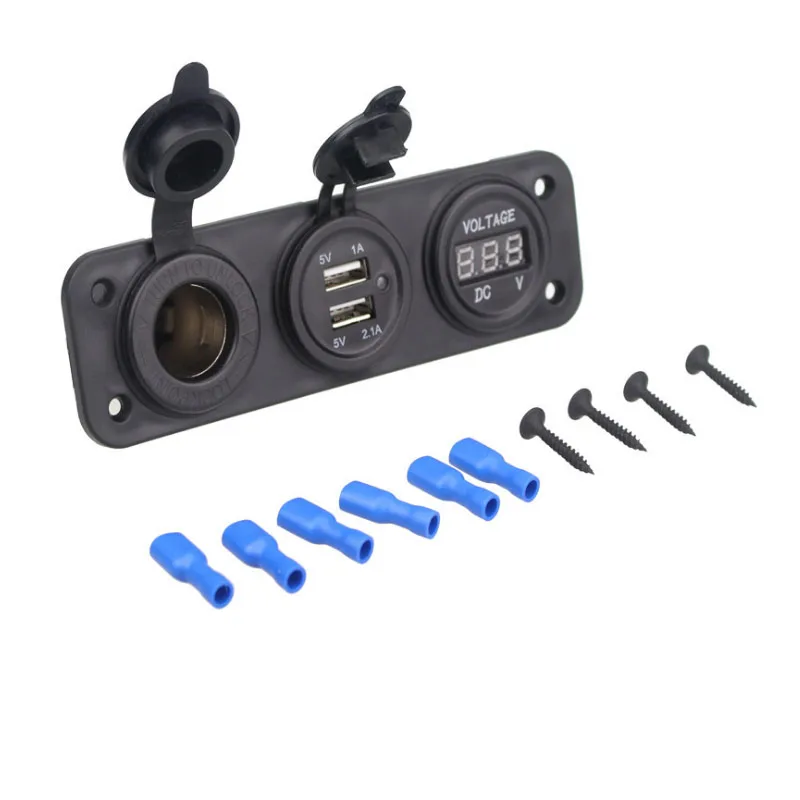 Car Styling dual USB charger (3)
