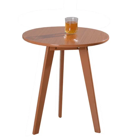 Столы для кафе гостиничной мебели Массив дерева круглый журнальный стол сборка панели стол минималистическая Современная W48.5* H60cm/W60* H60cm/W60* H70cm