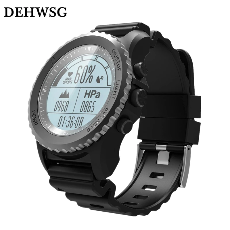 

DEHWSG IP68 Waterproof Smart Watch S968 GPS tracker Heart Rate monitor Multi-sport Men Watch call reminder For IOS Android phone