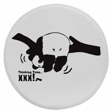 Мультяшный круглый ковер детская комната ковер для гостиной декоративный коврик для пола фланелевый абсорбирующий нескользящий дверной коврик Настольный коврик