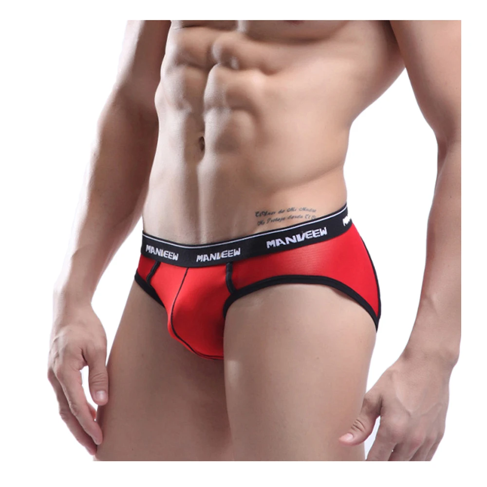

Transparent Mens Briefs Soft Nylon Mesh Men Sexy Briefs Underwear Pouch Gay Men Underwear Stretch Underwear