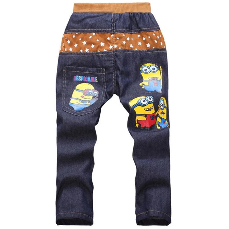 Unikidsキッズファッションミニオン服ボーイズジーンズパンツ子供のためのスリムジーンズカジュアルパンツ Boys Jeans Pants Boys Fashion Jeansboys Jeans Aliexpress