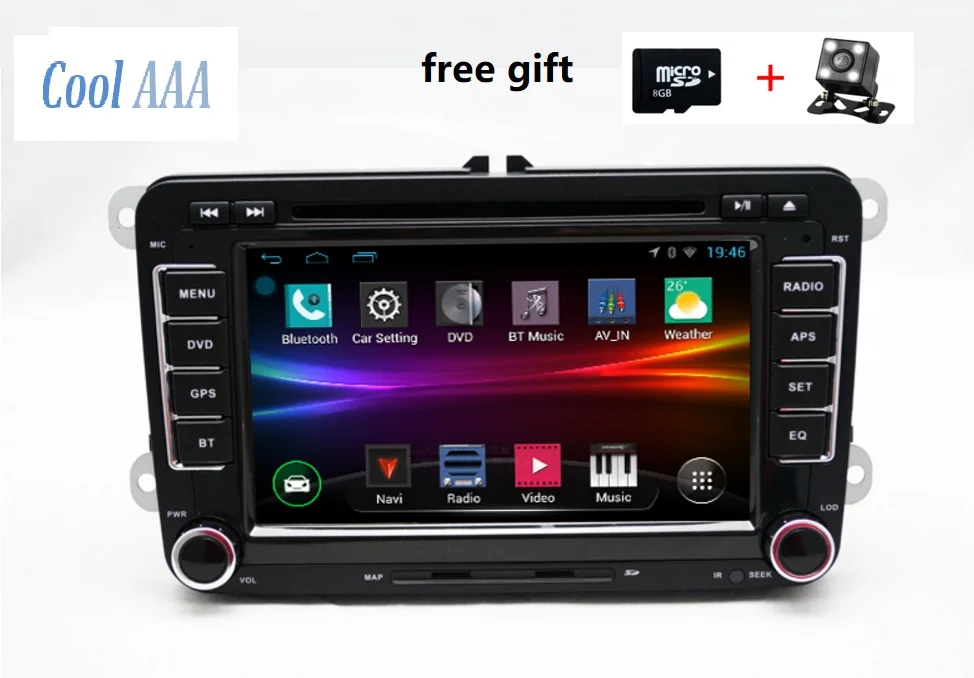 

RNS510 VW radio DVD android HD 1024X600 For Golf 5 6 Jetta Mk5 Mk6 Passat CC Tiguan polo Eos 3g wifi blue tooth
