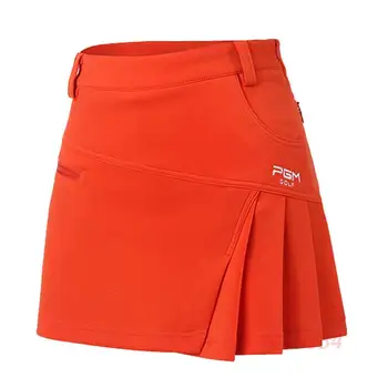 

Send Belt! PGM Woman Short Skirt Summer Clothes Pantskirt Anti Emptied Golf Shorts Pleated Skirt Tennis Safety Wrinkle Skorts