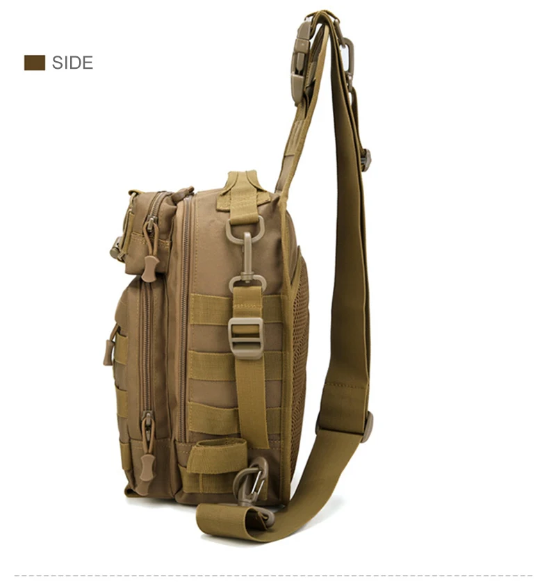 Bolsa de Peito Militar do Exército Cinto Tático Sling Bolsas Mochila Molle Caça Mochilas Ombro Acampamento Pesca Xa663wa 14 Cinto tático saco de peito sling sacos