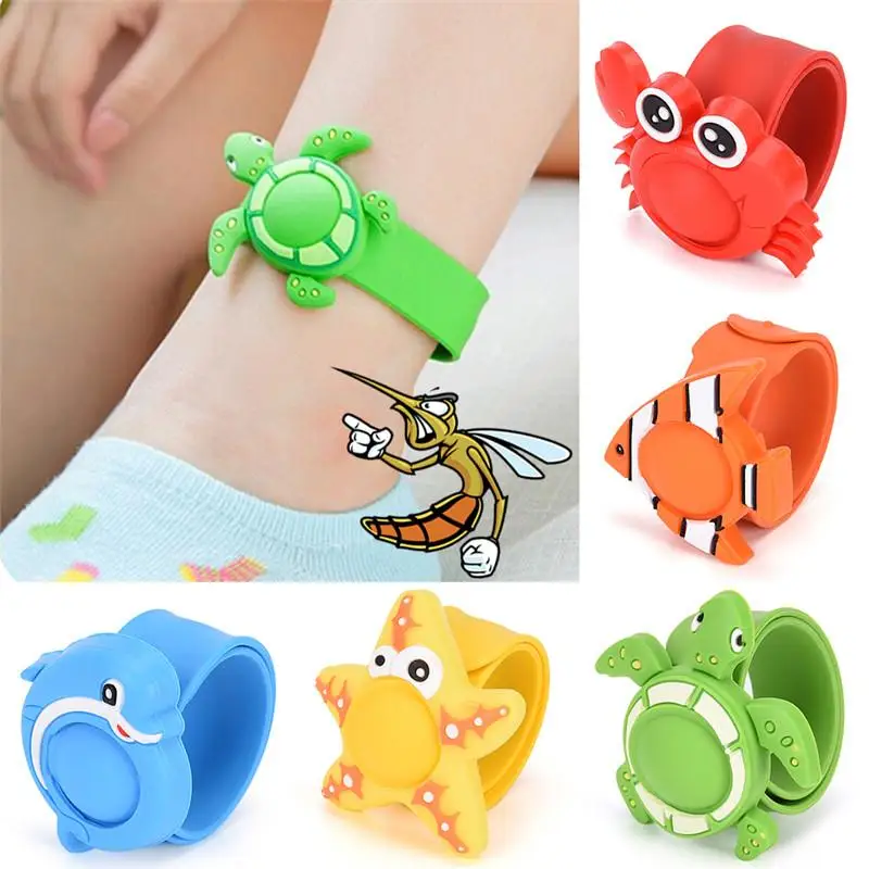 

1 Pc Silicone Cartoon Outdoor Mosquito Killer Repellent Bracelet Anti Mosquito Repellent Bracelet Reusable Children Baby