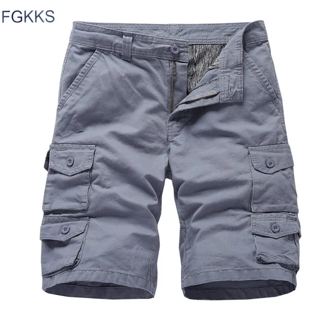 Aliexpress.com : Buy FGKKS Brand Men Multi Pocket Shorts Straight ...