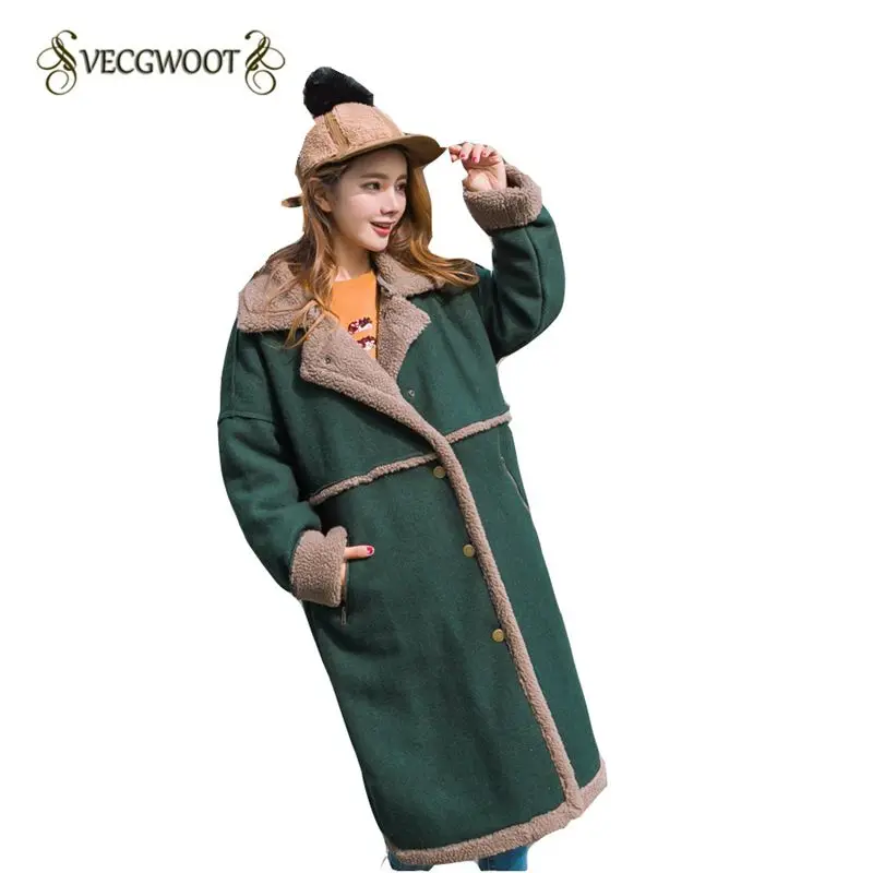 Mode Unique Poitrine Long 2019 Coréen Wlx392 Purple dark Green Femmes Chaud Veste Sweet Moyen Coton De Lâche Casual Potato Nouveau Survêtement Hiver ZPkXuTiO