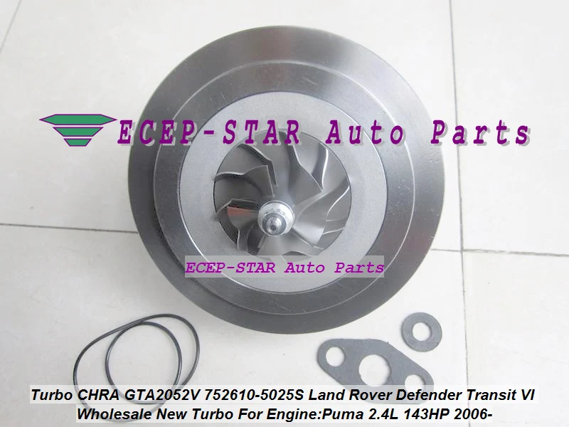 Turbo Cartridge CHRA GTA2052V 752610 752610-5025S 752610-5009S 752610-5010S For Land Rover Defender Transit VI Puma 2.4L TDCi (5)