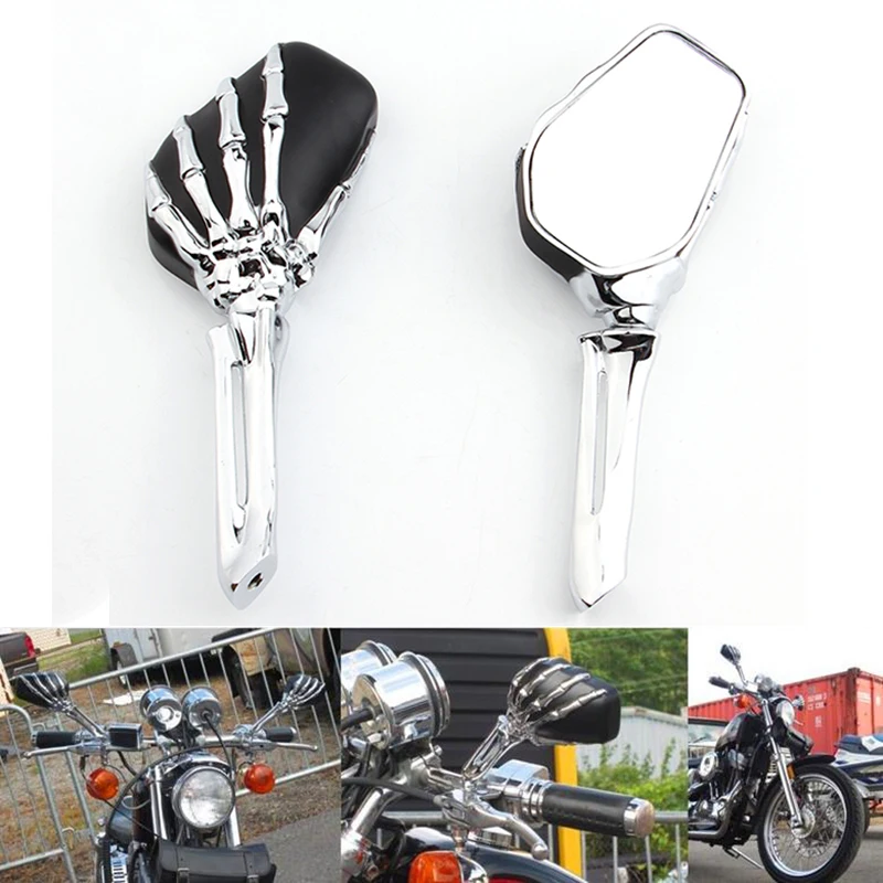 Боковые зеркала заднего вида для мотоцикла Honda Kawasaki Suzuki Yamaha Harley Cruiser Softail