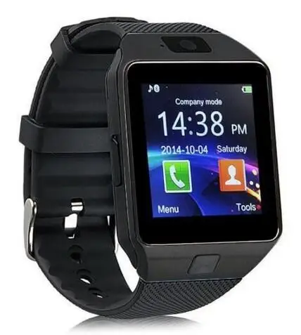 LETINE DZ09 DZ 09 мужские Смарт часы телефон носимые устройства Smartwatch для Bluetooth подключения Android Apple iPhone Amazfit PK GT08 A1 - Цвет: Черный