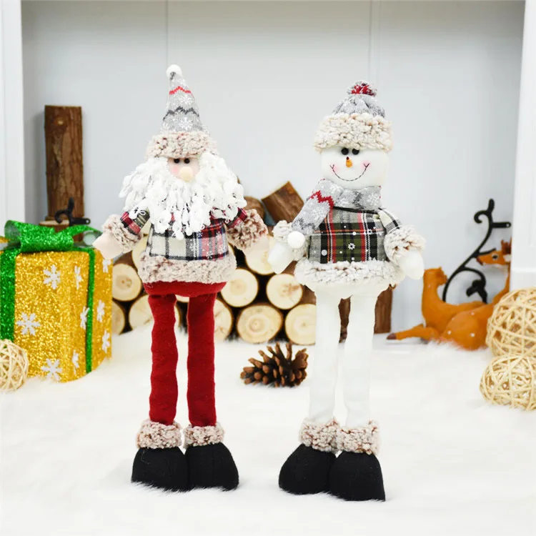 Рождественские украшения для дома, куклы, подарки на Рождество, Год, день рождения для влюбленных, друзей, семьи, выдвижные фигурки-подставки