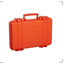 Внутренний размер 339*207*67 мм Высокое качество оранжевый цвет жесткий пластиковый ящик для инструментов ударопрочный
