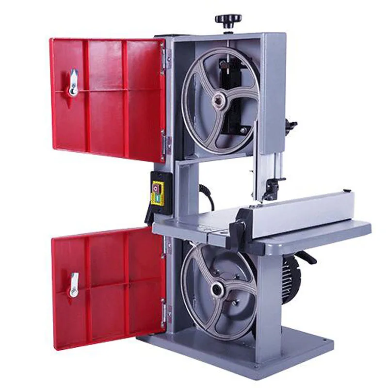 8 Inch Band Saw 220V Multifunctional Woodworking Band Sawing Machine Solid Wood Flooring Installation Work Table Saws